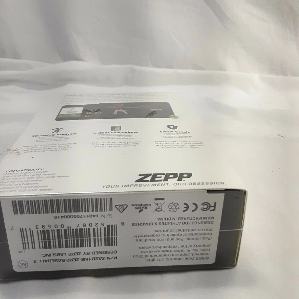 Zepp Baseball-Softball 2 3D Swing Analyzer Phone Motion Sensor Wireless New - Image 4 of 4