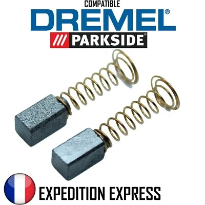 2x Balais Charbons Moteur DREMEL 200 275 285 300 395 3000 Pièce #90930 #26152987