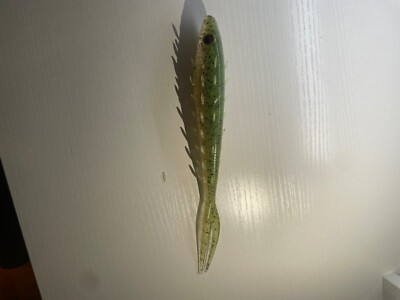 Sehr guter Süßwasser Green Shad Paddelschwanz Angelköder für Hecht 