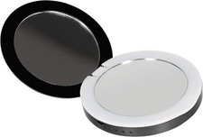 Compact Illumilated Dual Vanity Mirror with Built in 3000mA Power Bank