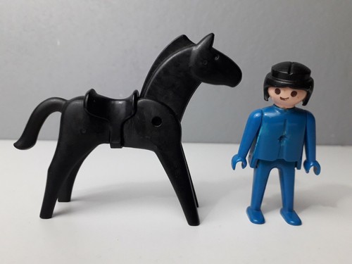 Playmobil Geobra 1974 - Cheval N°5 Avec Selle - Occasion