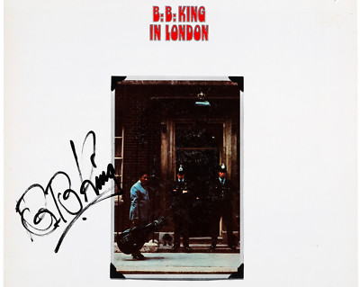 BB KING signiertes Foto Soul / Blues Music Star Gitarrist - in London Preprint