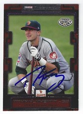 RYAN FLAHERTY BOISE HAWKS SIGNED CARD BALTIMORE ORIOLES INDIANS ATLANTA BRAVES