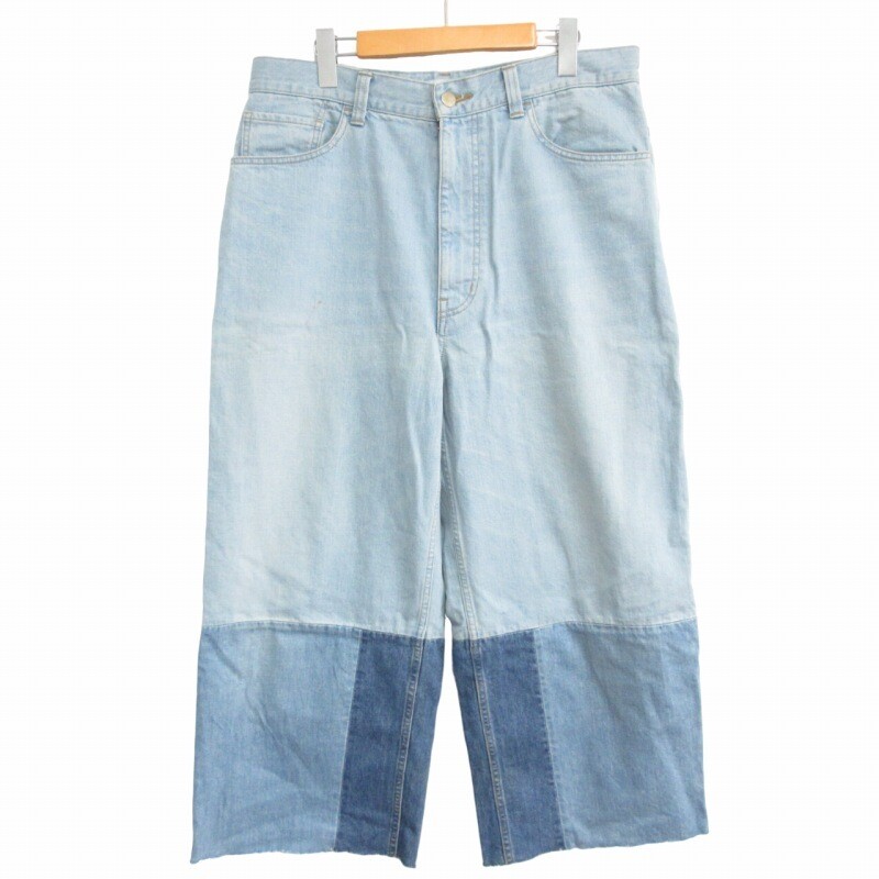 FACETASM PATCHWORK BIG DENIM PANTS BAGGY PANTS JEANS BLUE 3 FACETASM PATCHWORK BIG DENIM PANTS BAGGY PANTS JEANS BLUE 3