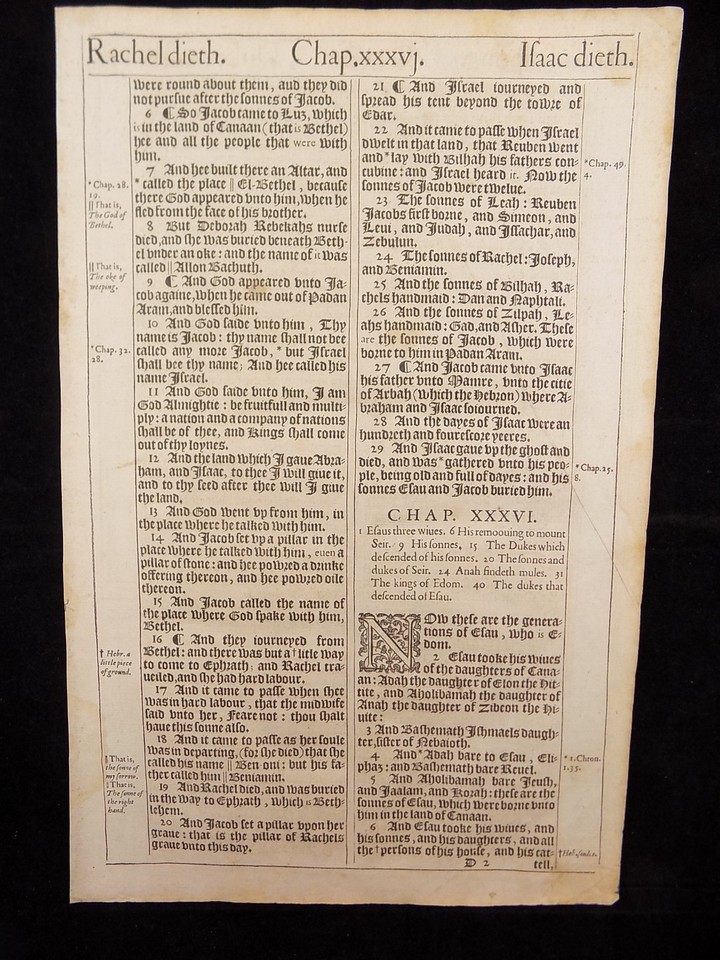 1611 GENEVA BIBLE In ENGLISH By ROBERT BARKER Antique In United - Foto 11