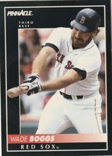 FREE SHIPPING-MINT-1992 Pinnacle Wade Boggs 175 RED SOX PLUS BONUS CARDS