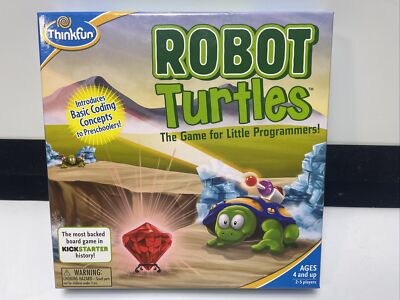 Robot Turtles Board Game ThinkFun for Little Programmers 2014 Complete