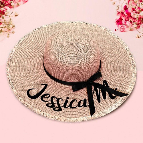 Custom Embroidery Floppy Beach Hat 