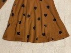 Little Girl Size 5/6 CHILDREN'S PLACE Heart Long-Sleeve Fit & Flare Brown Dress — photo 10