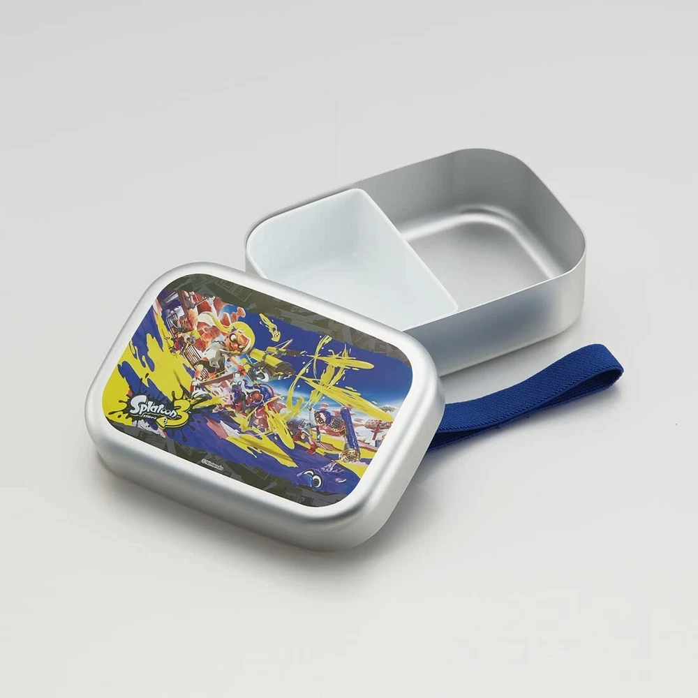 Skater Bento Box 370Ml Splatoon 3 Aluminum Warm Ware Compatible For Child No.312