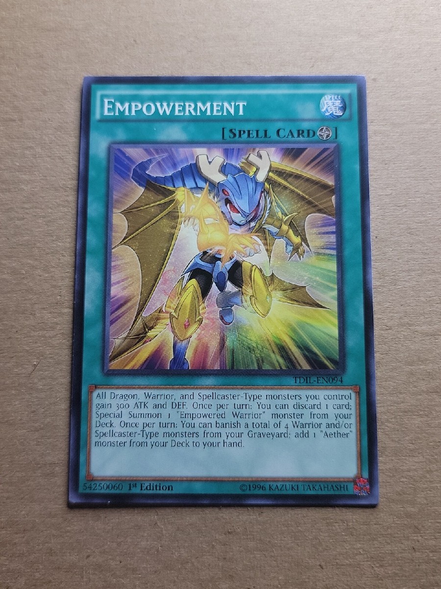 Empowerment - TDIL-EN094 - 1st Edition - YuGiOh-LP | eBay Empowerment - TDIL-EN094 - 1st Edition - YuGiOh-LP | eBay