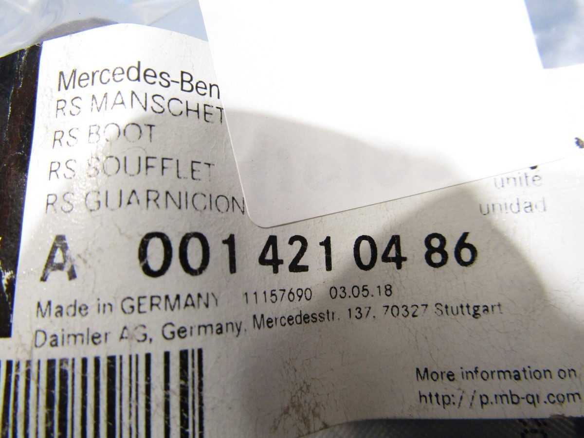 Mercedes Front Brake Caliper Repair Kit Genuine A0014210486  