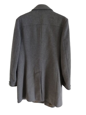 Vintage Virany Women's All Wool Gray Coat Fully Lined Size 40 Made