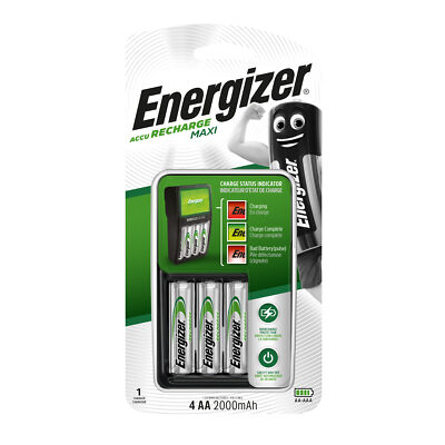 Energizer Charger MAXI inkl. 4x AA 2000 mAh ready to Use