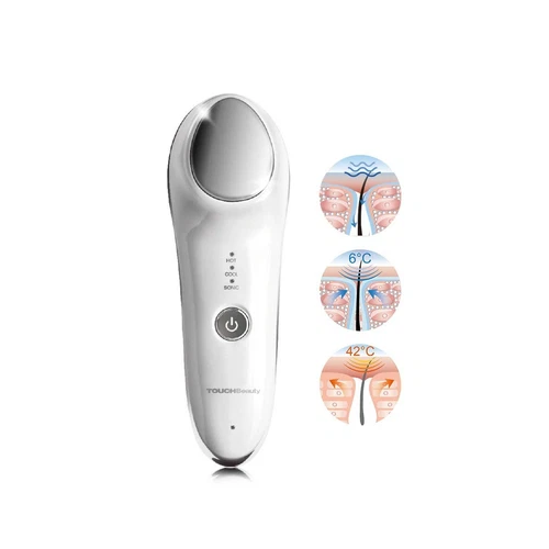 TOUCHBeauty Hot & Cold Facial Massager - Handheld Sonic Vibration Skin Rejuve... - product listing photo