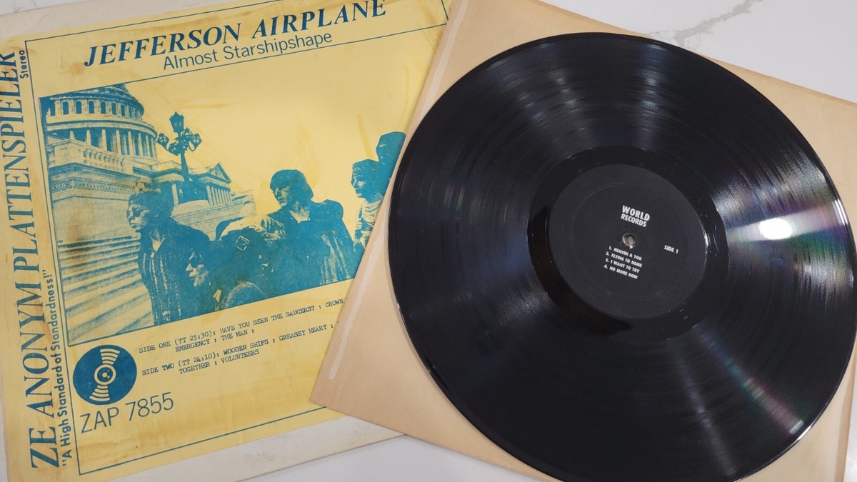Jefferson Airplane - Almost Starshipshape - RARE Live Vinyl