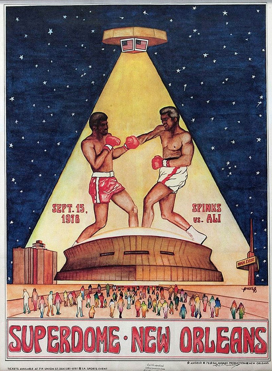 Original Vintage 1978 Muhammad Ali vs Leon Spinks ll On-Site