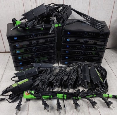 DIRECTV HD Satellite Receivers H25-100, Cards, and Power Cords. LOT of 12.