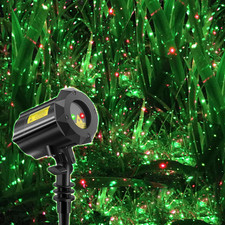 Garden Lights Outdoor Laser Christmas Light Moving Star Projector for Garden, Ho
