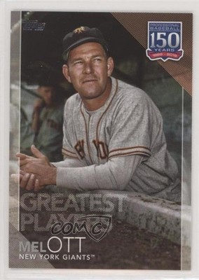 2019 Topps Greatest Players Mel Ott #GP-20 HOF fm0