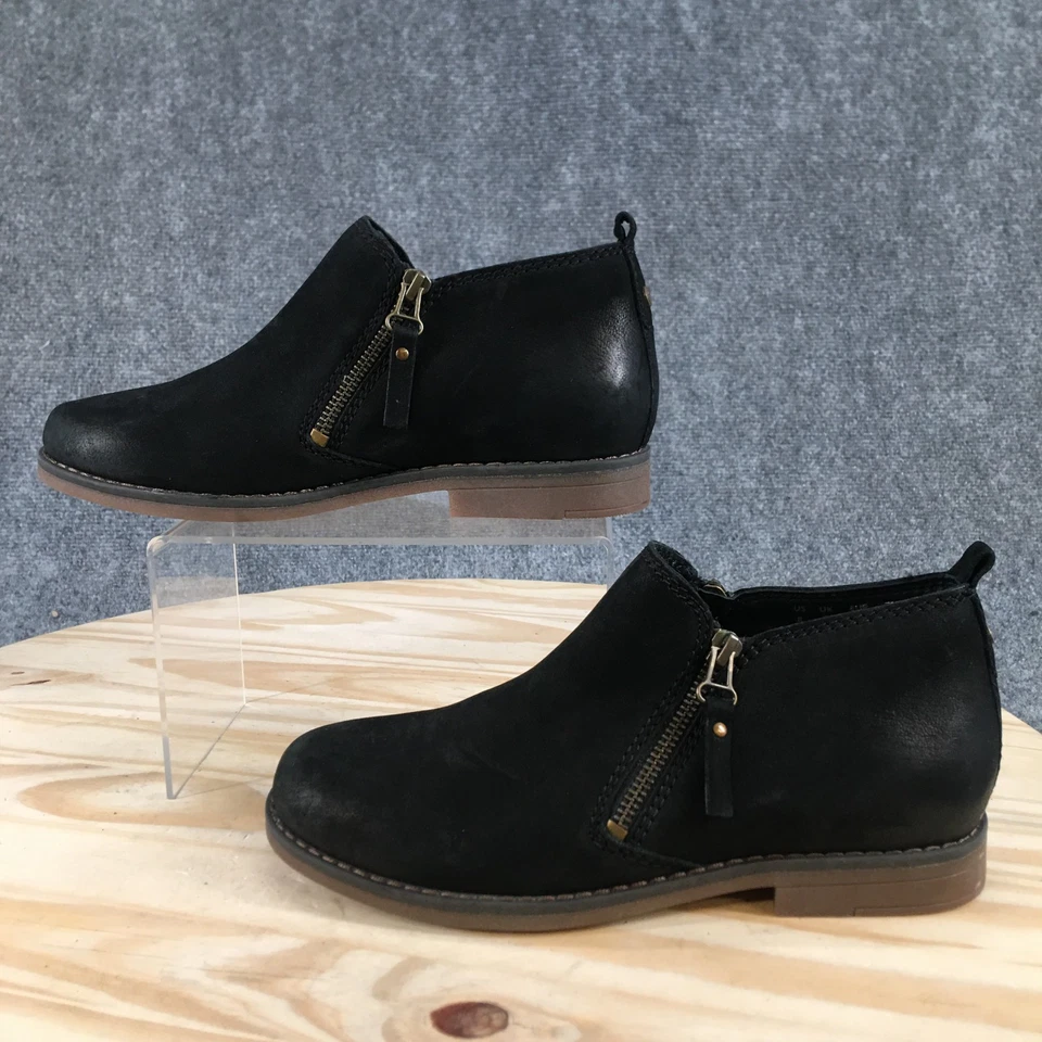 Botas Hush Puppies para mujer 8 anchas grandes Mazin Cayto botín negro informal tobillo Foto 2 de 4