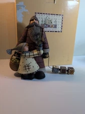 Williraye Studio Santa, Girl w Tree "The Joy of Christmas" WW2505 No Tag 2004