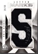 2009-10 SP Game Used Letter Marks #LMKE Phil Kessel Auto (Letter S) /50 - HKY