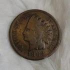1889 Indian Head Small Cent Bronze Coin Philadelphia Business Strike
