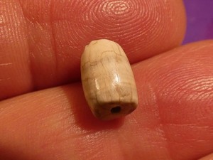 ANCIENT SOLOMONS BANDED AGATE BARREL BEAD SWAT VALLEY 10-7.0 MM PATINA