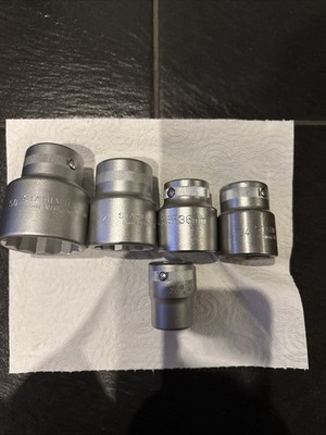 4 Stahlwille/1 Holex Steckschlüsseleinsätze