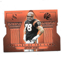 2025 Panini Silhouette Anthony Munoz PILLARS OF THE GAME #9/49 BRONZE