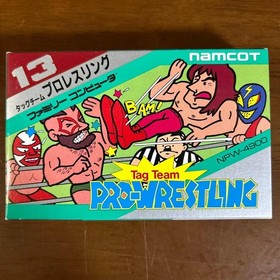 [New, unused, unopened] Famicom Soft Tag Team Pro Wrestling FC Namco