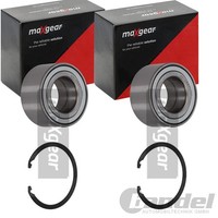2X Maxgear RADLAGER-SATZ Vorne Passend FÜR Dacia Dokker Duster Lodgy Renault