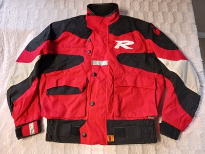 Yamaha R Series Frank Thomas Aqua Pore Padded Motorcycle Jacket Men s Large Red