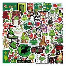 100PCS Christmas Stickers Non Repeating Waterproof Holiday Stickers