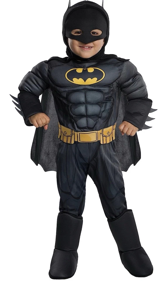 Бэтмен Deluxe ребенка ясельного возраста костюм размер X-маленький (3-4) - Изображение 2 из 3