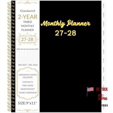 2027-2028 Monthly Planner - 2 Year Planner/Calendar 2027-2028 - Jan 2027