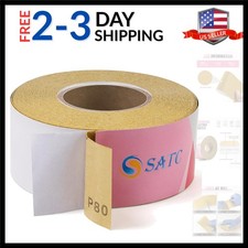 80 Grit Pink PSA Longboard Sandpaper 20 Yard Long Continuous Roll, 2-3/4" Wid...