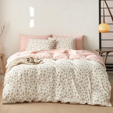 Floral Comforter Set W/ Sheets Coquette Cottagecore Aesthetic Flower Shabby Chic