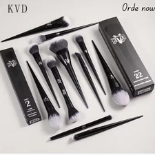 Kat Von D Inspired Premium Makeup Brush Set Soft Synthetic  11 Brushes ( New )