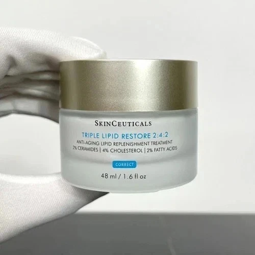 SkinCeuticals 三重脂质修复 1.6 盎司面霜 2:4:2,48 毫升密封全新带盒 — 第 4/4 张图片
