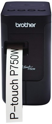 Brother PT-P750W Label Printer, P-Touch Labeller, Wireless, PC Connected & NFC,