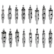 Carbide Hole Saw Cutter Drilling Bit for High Alloy Steel, Aluminum, Plastic