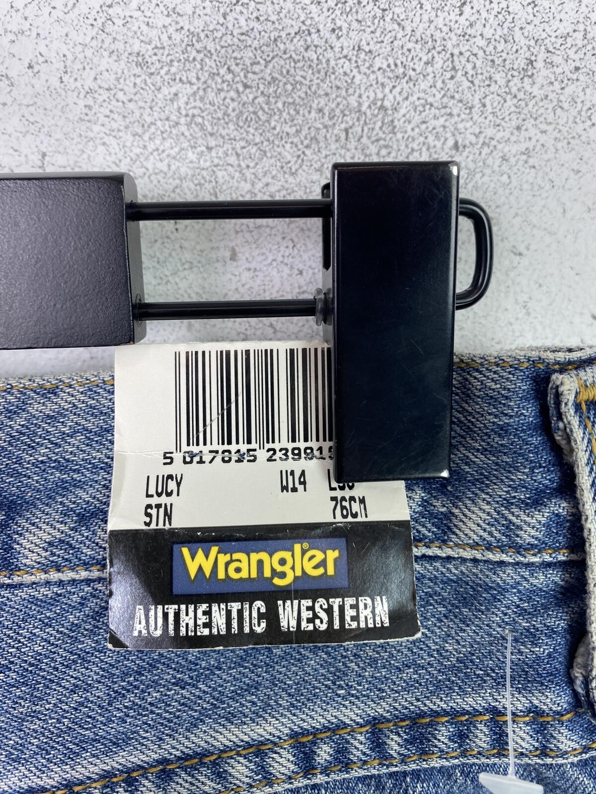 Wrangler Lucy Blue Straight Comfort Fit High Rise Jeans W14 L30 New image 5