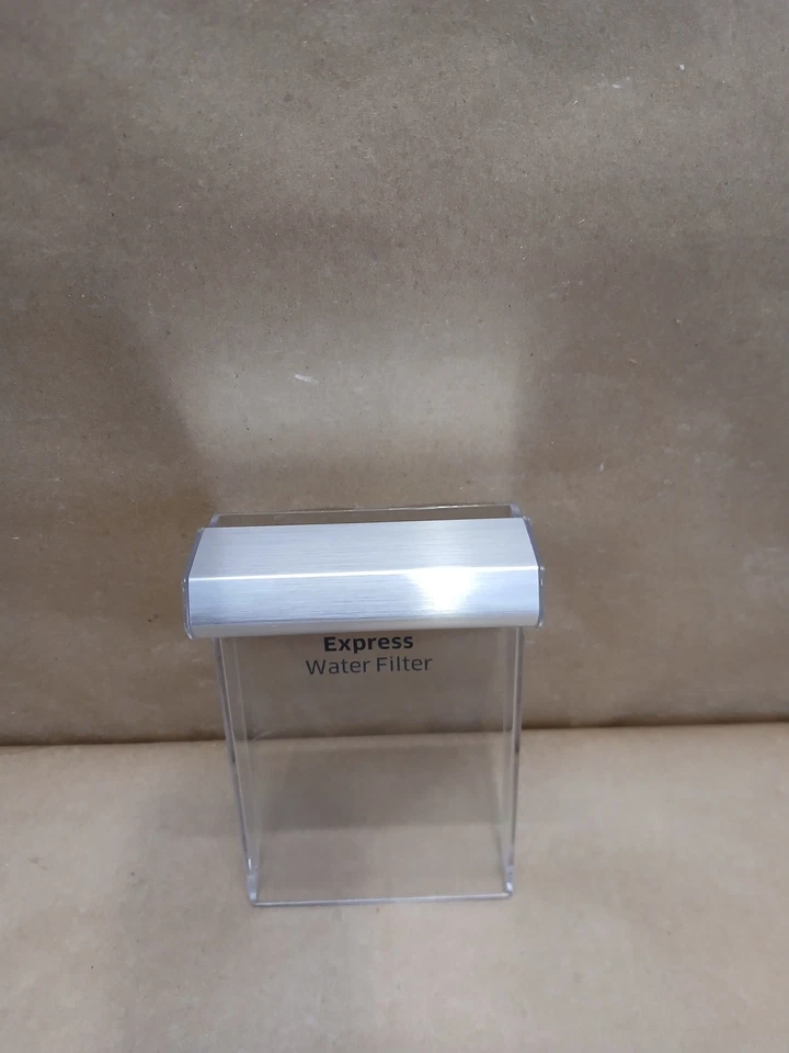 Cubierta de filtro de agua Samsung Refrigerator Express OEM plástico transparente genuino #3784 Foto 3 de 4