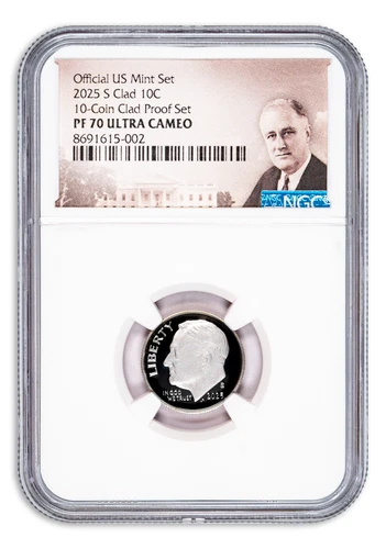 2025-S Roosevelt Dime Proof — photo from the most recent tracked eBay sale