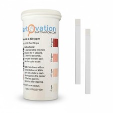 Hydrogen Peroxide H2O2 Test Strips, 0-400 ppm...