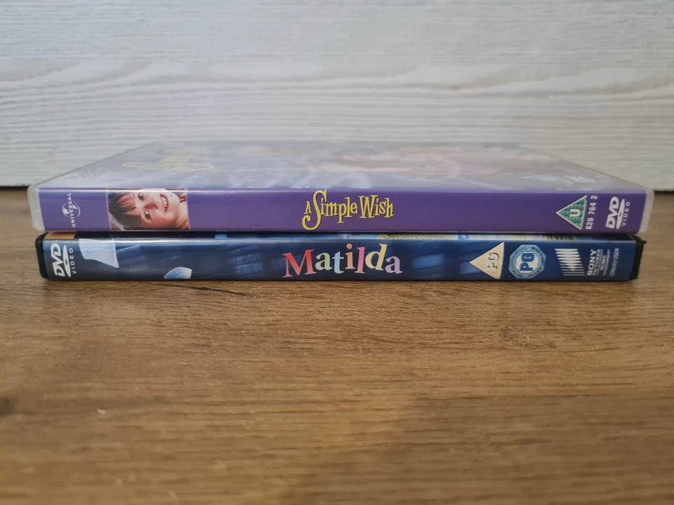 Matilda / A Simple Wish (DVD, 1996) Mara Wilson Roald Dahl [Region 2] [UK] - Image 2 of 4