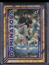 2023 Panini Dominators Randy Johnson D11 Dominators Gold Holo Foil /99