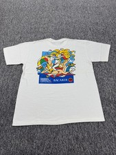 Vtg Bacardi Shirt Men Large Rums of Puerto Rico Finest Alcohol Promo Made In USA